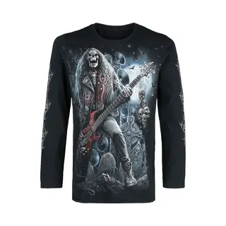 Spiral Grim Rocker Long-sleeve Shirt Black