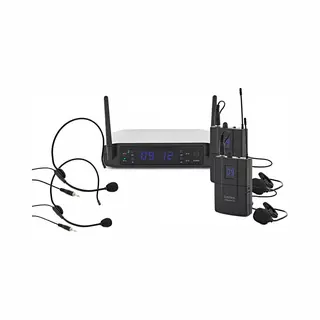 SubZero Voxlink-2VL Lavalier En Headset Draadloos Microfoonsysteem