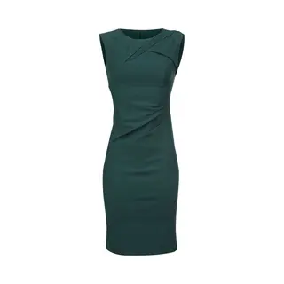 Voodoo Vixen Claudette Midi Dress Petrol