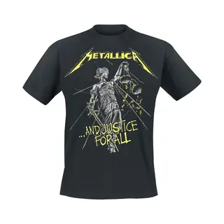 Metallica ...And Justice For All - Tracklist T-Shirt Black