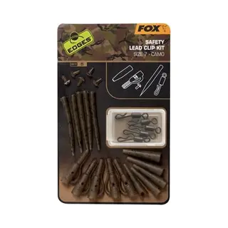Fox Edges Camo Safety Lead Clip Kit - Loodsysteem