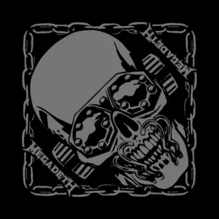 Megadeth Doek - Vic Rattlehead - Zwart