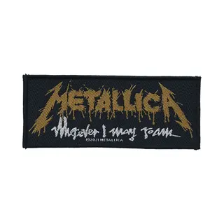 Metallica Wherever I May Roam Unisex Patch Schwarz/weiß/gelb 100% Polyester Band-Merch, Bands