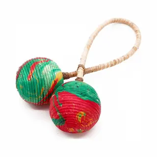 Ancient Wisdom Maracas Rattle - Dubbele Twist