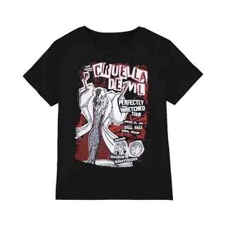 Disney 101 Dalmatians Cruella Tour T Shirt In Black