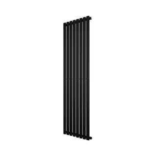 Monstershop Oval Single Column Radiator - 1600 X 480Mm - Black