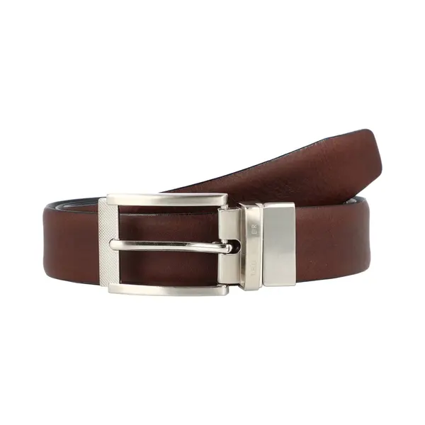 Ted Baker Omkeerbare Riem Leer - Jongens - 90 Cm - Xchocolate thumbnail