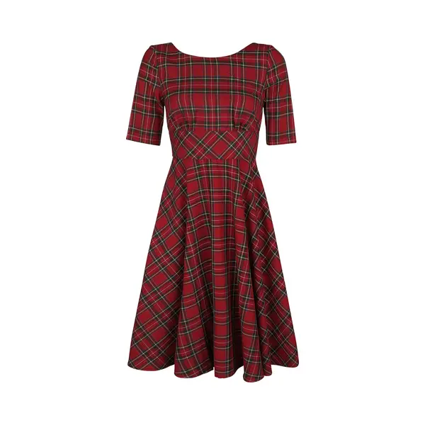 Hell Bunny Irvine 50s Dress Midi Dress Red thumbnail