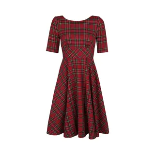 Hell Bunny Irvine 50s Dress Midi Dress Red