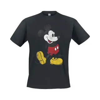 Mickey Mouse Vintage Mickey T-Shirt Black