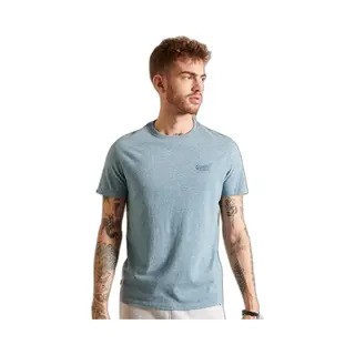 Superdry Vintage Logo Emb Tee Heren T-shirt - Blauwgrijs - Maat S