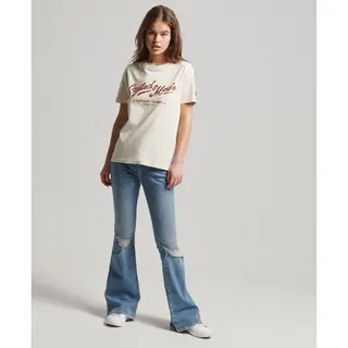 T-Shirt Frau Superdry Vintage Script