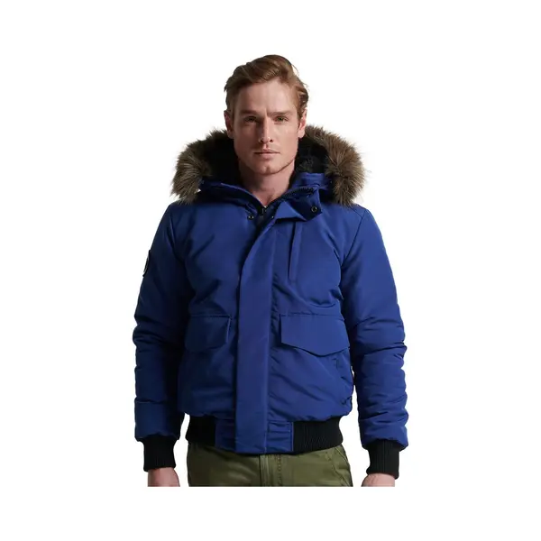 Superdry Herren Everest Bomberjacke Halbdunkel Marineblau Xl thumbnail
