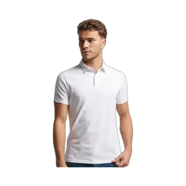 Superdry Studios Jersey Korte Mouw Poloshirt Wit 3XL Man thumbnail