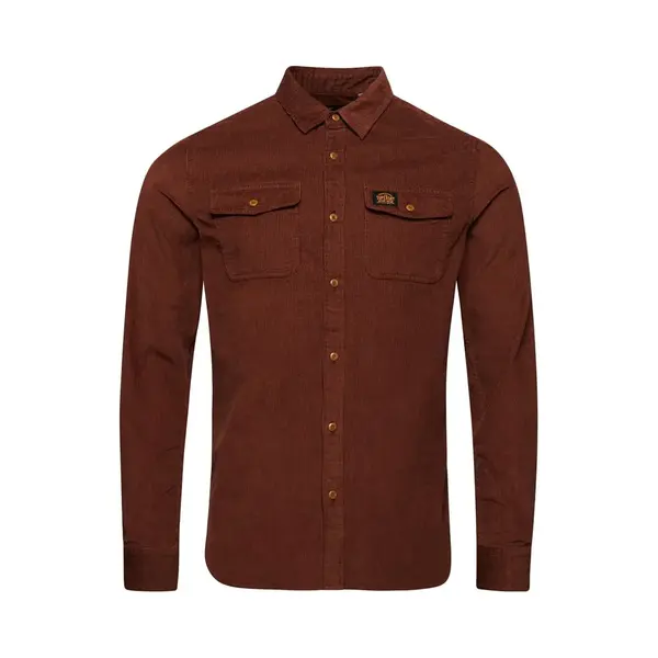 Superdry - Trailsman Corduroy Overhemd Met Relaxte Pasvorm - Heren - Lange Mouwen Shirts thumbnail
