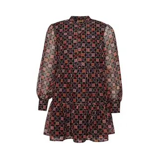 Kurzes Kleid Mit Langen Ärmeln Und Rüschen, Damen Superdry
