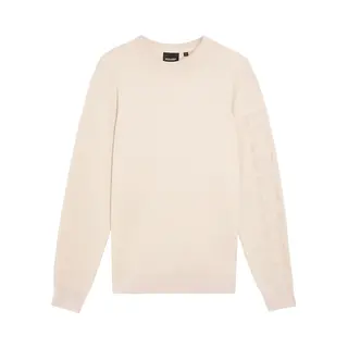 Lyle & Scott Mesh Logo Crew Neck Jumper