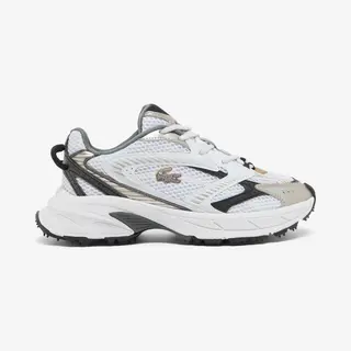 Lacoste L003 Neo Shot Mesh Damen Schuhe Weiß Schwarz Beige - 39.5
