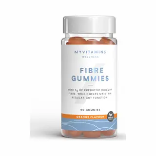 Myvegan Ballaststoffreiche Fruchtgummis - 60 Gummies, 30Portionen - Orange