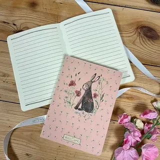 Alex Clark Art Alex Clark Naked Spine Notebook Hare ~ Notitieboekje Zonder Rug Haas