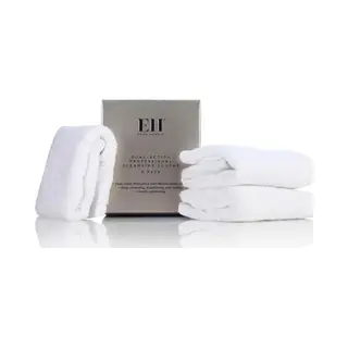 Emma Hardie Dual Action Cleansing Cloths (3 Pack) In White