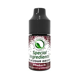 Special Ingredients Ltd. Rabarber Smaak Druppels - 30 Ml - Smaakdruppels - Flavour Drops - Moderne Gastronomie - Moleculair Koken - Hersluitbare Pot - Recycled Plastic