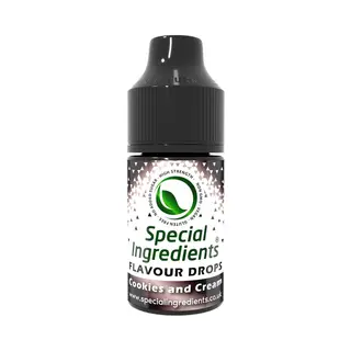 Special Ingredients Ltd. Koekjes En Slagroom Smaak Druppels - 30 Ml - Smaakdruppels - Flavour Drops - Moderne Gastronomie - Moleculair Koken - Hersluitbare Pot - Recycled