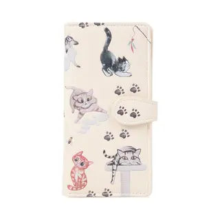 Shagwear Portemonnee Dames - Pasjeshouder - Portefeuille Dames - Kunstleer - Playful Cats