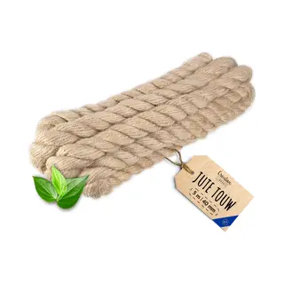 Creative Deco Juteseil Natur Robust & Langlebig Für Diy & Deko 5 M X 40 Mm