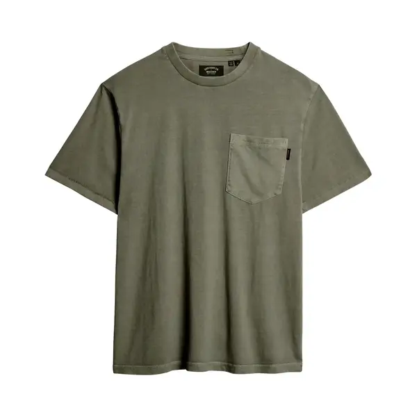 Superdry, Herren, Shirts, T-Shirt Mit Tasche Und Kontrastnähten, Grau, (3XL) thumbnail