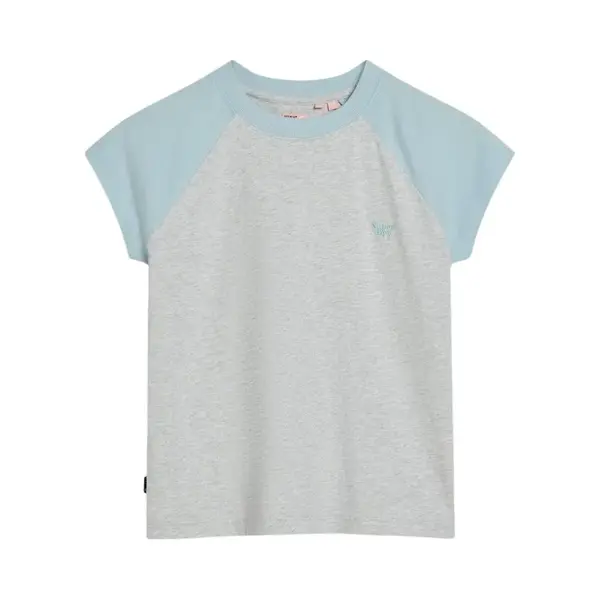 Superdry - Essential Logo T-shirt Van Biologisch Katoen Met Raglanmouwen - Dames - T-shirts thumbnail