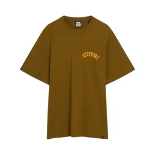 Superdry Herren Locker Geschnittenes T-Shirt Mit Tattoo-Grafik Tannengrün Xl