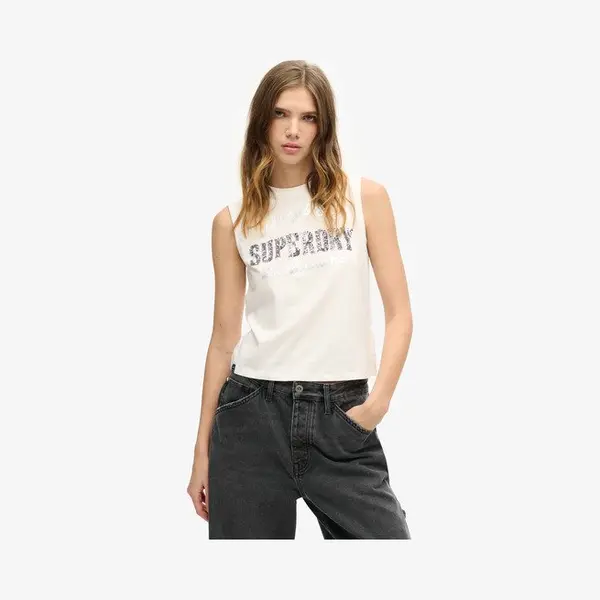 Eng Anliegendes Tanktop Archiv Fantasie Damen Superdry thumbnail