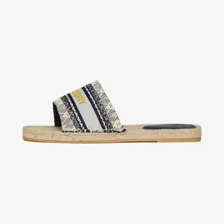 Superdry - Canvas Espadrille Overlay Slippers - Dames - Slippers