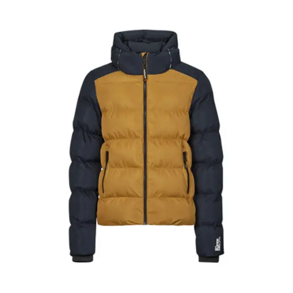 Superdry Herren Sport Steppjacke In Blockfarben Mit Kapuze Marineblau Farbblock Xxl thumbnail
