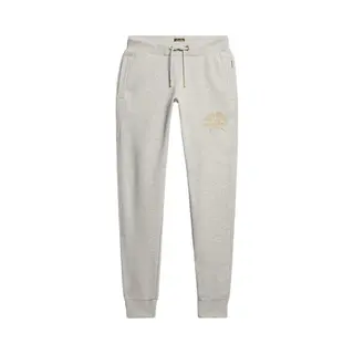 Superdry Für Damen. W7011093A Jogginghose Mit Metallic-Logo Luxe Grau (L), Lässig, Sportlich, Baumwolle, Multisport, Nachhaltig