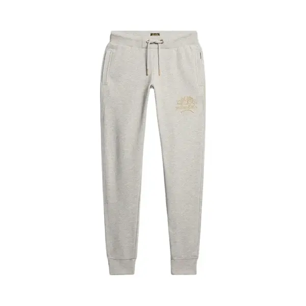 Superdry Für Damen. W7011093A Jogginghose Mit Metallic-Logo Luxe Grau (L), Lässig, Sportlich, Baumwolle, Multisport, Nachhaltig thumbnail