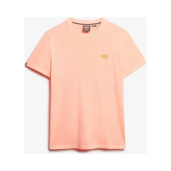 Superdry T-shirt Essential Logo Emb Neon Tee M1012065a Dry Fluro Orange Mannen Maat - Xxl thumbnail
