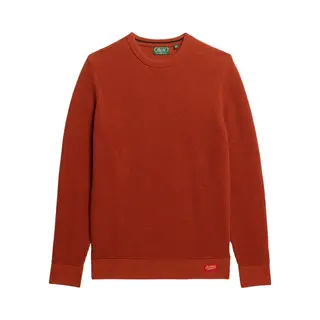 Superdry - Gebreide Trui Met Ronde Hals En Textuur - Heren - Sweaters