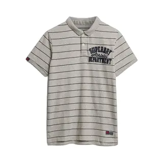 Superdry, Herren, Shirts, Vintage Athletic Jersey-Polohemd, Grau, (M)