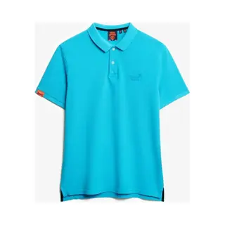 Superdry, Herren, Shirts, Vintage Destroyed Polohemd, Blau, (S)