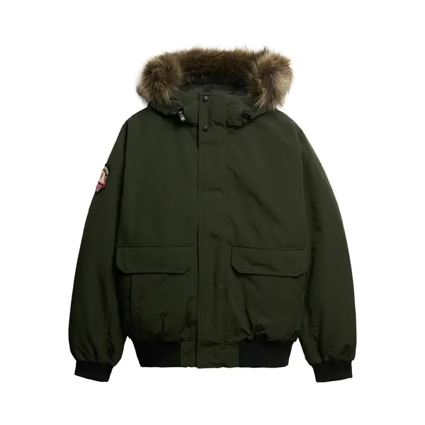 Superdry For Man. M5011930A Bomber Jacket Everest Green (L), Casual, Recycled Polister, Sustainable thumbnail