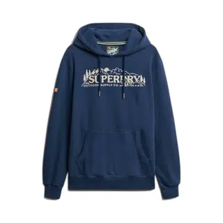 Superdry, Herren, Pullover, Lässiges Outdoor Scene Hoodie, Blau, (Xxl)