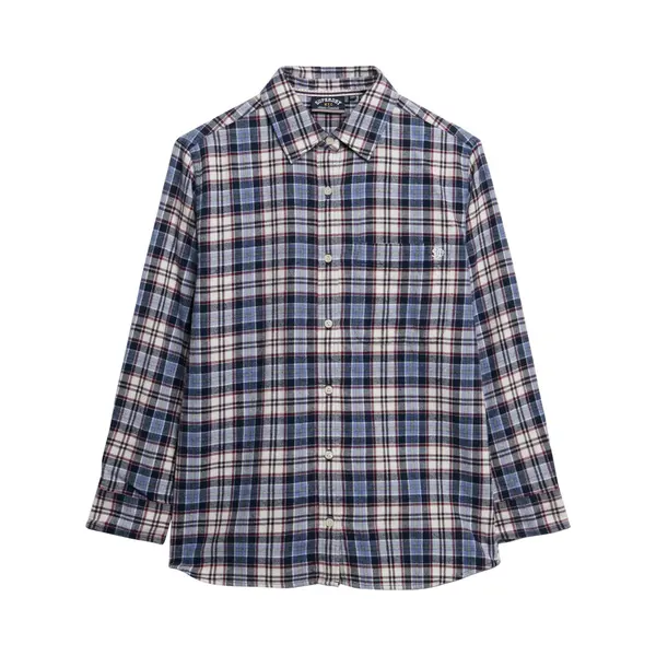 Superdry & Co Blouse Blauw / Donkerrood / Wit thumbnail