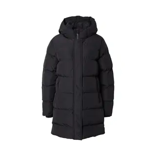 Superdry For Woman. W5012003A Hooded Sports Puffer Mid Jacket Black (S), Casual, Polyester