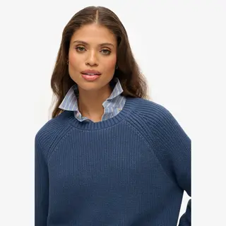 Lässiger Rippstrickpullover Für Damen Superdry