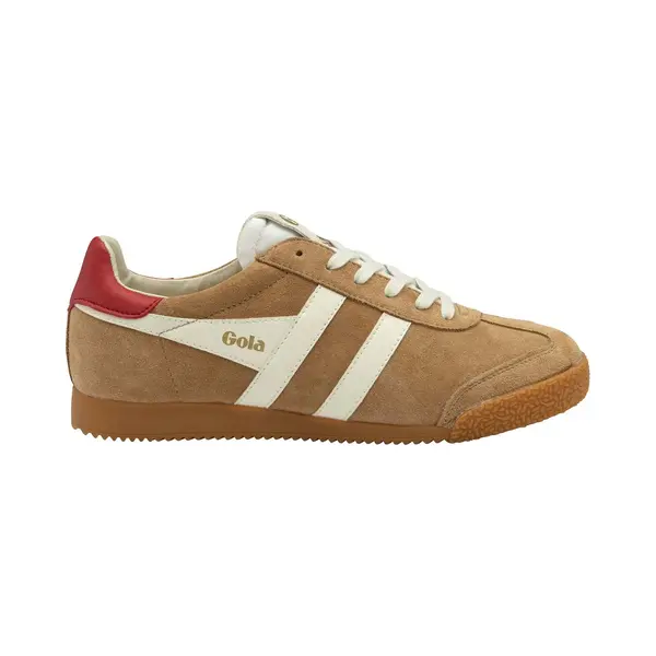 Gola Elan Caramelbraun/weiss/dunkelrot Damen Sneaker thumbnail