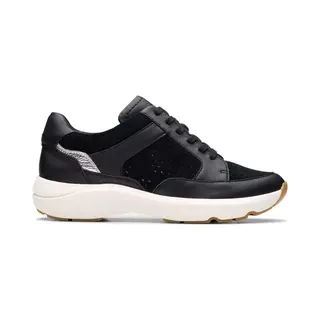 Clarks Tivoli Walk - Dames Sneaker - Zwart - Maat 41.5 (Eu) 7.5 (Uk)