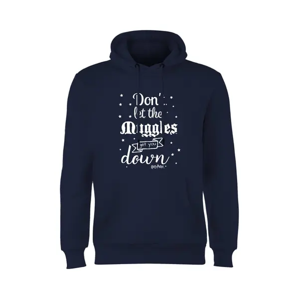 Harry Potter Don't Let The Muggles Get You Down Hoodie - Navy thumbnail