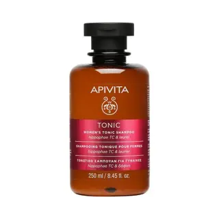 Apivita Tonic Shampoo For Women Thinning Hair 500ml - Natural Hair Loss Shampoo With Patented Hippophae Tonic Complex, Laurel & Propolis - Promotes